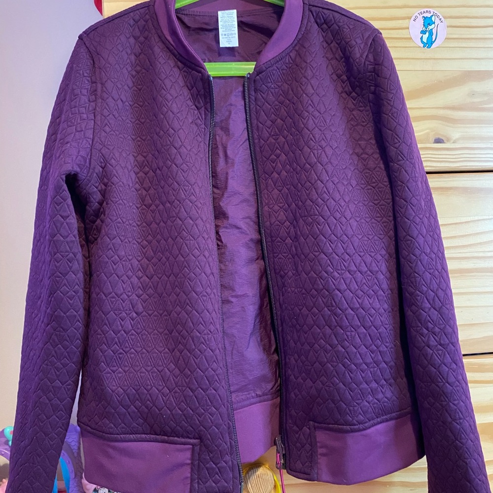 Ivivva by lululemon reversible bomber jacket size 12y